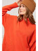 So Cachemire Rollkragenpullover "Kaboul" in Orange