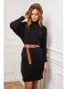 Joséfine Sukienka dzianinowa "Landreau" w kolorze czarnym