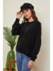 Joséfine Pullover "Letenye" in Schwarz