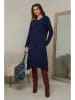 Joséfine Sukienka dzianinowa "Mahony" w kolorze granatowym