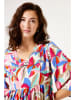 Garcia Kleid in Creme/ Bunt