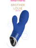 Orion Vibrator "Brother Louie" blauw - (L)18 cm