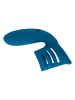 Orion Vibrator mit Penisring in Blau - (L)6,5 cm