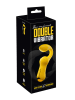 Orion Wibrator "Double" w kolorze żółtym - dł. 18,4 cm