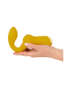 Orion Vibrator "Double" in Gelb - (L)18,4 cm