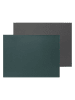 FREEFORM Placemats petrol/antraciet - (L)40 x (B)30 cm