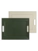 FREEFORM Wendetablett in Oliv/ Beige - (L)55 x (B)41 cm