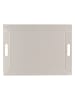 FREEFORM Taca dwustronna w kolorze szaro-kremowym - 55 x 41 cm