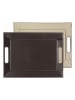 FREEFORM Wendetablett in Braun/ Creme - (L)45 x (B)35 cm