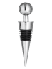 VINERS Flaschenstopfen in Silber/ Schwarz - (L)9,5 cm