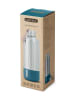 Black+Blum Isoleerfles "Explorer" zilverkleurig/blauw - 850 ml