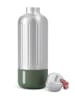 Black+Blum Butelka termiczna "Explorer" w kolorze srebrno-zielonym - 850 ml