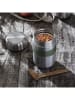 Black+Blum Thermo-Lunchbecher "Food Flask" in Silber/ Grün - 400 ml