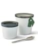 Black+Blum Lunchpot wit/groen - 900 ml