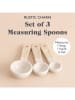 Mason Cash 3-delige set: maatlepels wit/beige