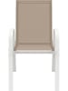 Inkazen 6-delige set: tuinstoelen beige - (B)55,5 x (H)84 x (D)68 cm