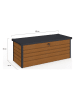 Inkazen Aufbewahrungskiste in Hellbraun/ Anthrazit - (B)165 x (H)63 x (T)70 cm
