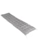 Inkazen Gartenpolster in Grau - (B)180 x (H)8 x (T)52 cm