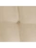 Inkazen 2er-Set: Sonnenliegenkissen in Beige - (L)180 x (B)52 cm