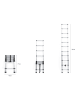 IDOMYA Essentials Telescopische ladder zilverkleurig - (L)320 cm