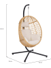 Inkazen Hangstoel lichtbruin/crème - (B)100 x (H)196 x (D)100 cm