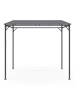 Inkazen Pergola-Pavillion in Anthrazit - (B)240 x (H)233 x (T)230 cm