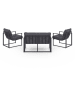 Inkazen 4-delige tuinmeubelset antraciet