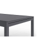 Inkazen Ausziehbarer Gartentisch in Anthrazit - (B)90 x (H)73 x (T)90 cm