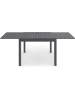 Inkazen Uittrekbare tuintafel antraciet - (B)90 x (H)73 x (D)90 cm