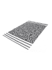 Inkazen Outdoor-tapijt antraciet/wit