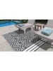 Inkazen Outdoor-tapijt antraciet/wit