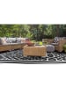 Inkazen Outdoor-Teppich in Schwarz/ Weiß
