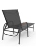 Inkazen 2er-Set: Gartenliegen in Grau - (L)185 x (B)57 x (H)32 cm