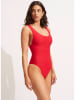 Seafolly Badeanzug in Rot