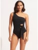 Seafolly Badeanzug in Schwarz