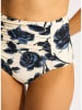 Seafolly Bikini-Hose in Creme/ Blau/ Schwarz
