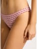 Seafolly Figi bikini w kolorze jasnoróżowo-kremowym
