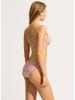 Seafolly Figi bikini w kolorze jasnoróżowo-kremowym