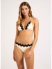 Seafolly Figi bikini w kolorze kremowo-czarnym
