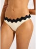 Seafolly Figi bikini w kolorze kremowo-czarnym