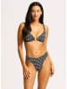 Seafolly Bikinislip donkerblauw/zwart/crème