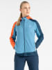 Dare 2b Softshelljas "Avidly II" lichtblauw/donkerblauw/oranje