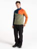 Dare 2b Funktionslongsleeve "Dignify III Core Stretch" in Khaki/ Orange/ Blau