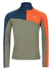 Dare 2b Funktionslongsleeve "Dignify III Core Stretch" in Khaki/ Orange/ Blau