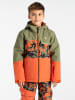 Dare 2b Ski-/ Snowboardjacke "Traverse II" in Khaki/ Rot