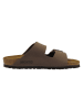 Birkenstock Pantoletten "Arizona" in Braun - Weite S