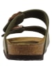 Birkenstock Slippers "Arizona" kaki - wijdte S