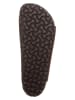 Birkenstock Leder-Pantoletten "Arizona" in Braun - Weite N