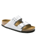 Birkenstock Slippers "Arizona" zilverkleurig - wijdte S