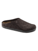 Birkenstock Leren pantoffels "Zermatt Standard" bruin